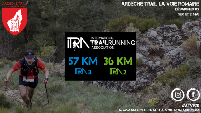 Points ITRA Ardèche Trail la Voie Romaine