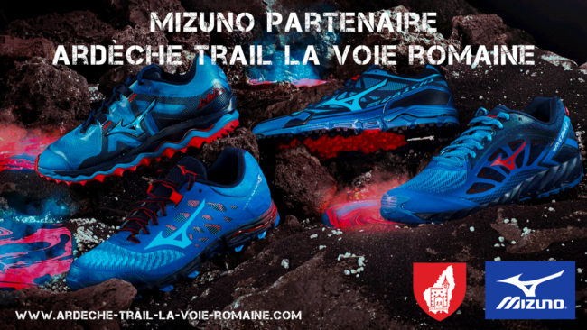 Mizuno Partenaire Ardèche Trail la Voie Romaine