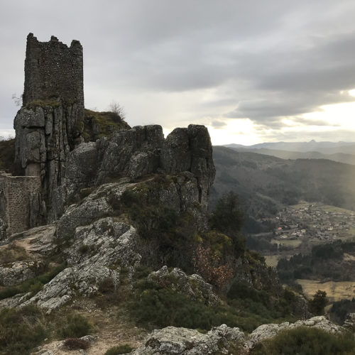 chateau de rochebonne Ardeche trail la voie romaine-6