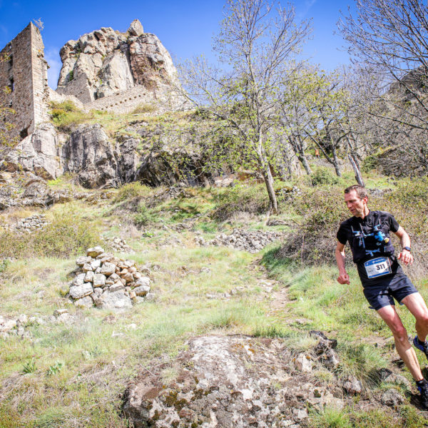 ardeche trail la voie romaine cyrille quintard stephane bacconnier