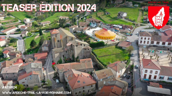 Visuel teaser Ardèche Trail La Voie Romaine 2024