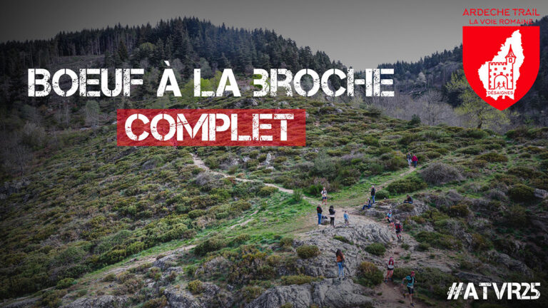 Boeuf à la broche Ardèche trail La Voie Romaine 2025